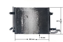 AC 325 000S MAHLE ORIGINAL Конденсатор без хладогену