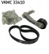 SKF VKMC 33410 Водяний насос+ зест клинового ременя vkmc 33410 skf