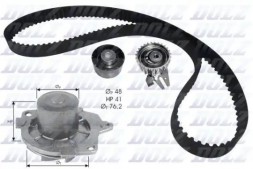 Dolz KD114 Dolz kd114 водяна помпа + комплект ремінь грм