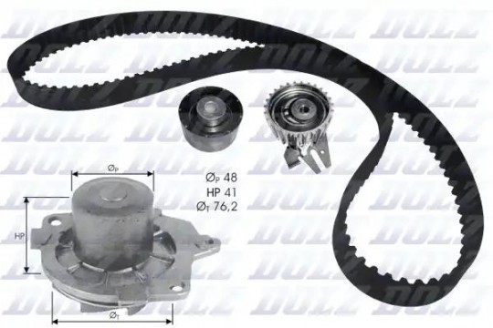 Dolz KD114 Dolz kd114 водяна помпа + комплект ремінь грм