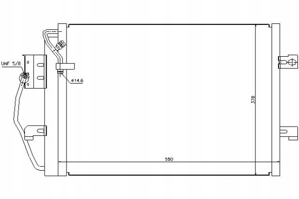 Nissens PRO/94373 NIS Конденсатор кондиціонера mercedes a (w168) 1.4-1.9 0 + асистент зіткнення #34