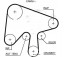 Gates KP15630XS Комплект грм + водяний насос kp15630xs gates