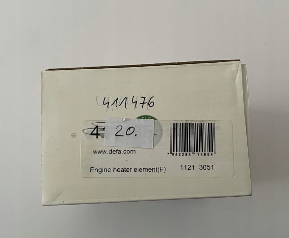 DEFA Нагрівач двигуна 411476 MERCEDES W205 C218