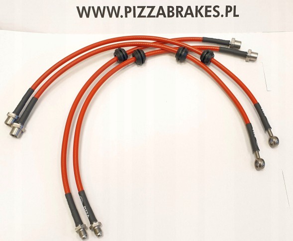 Pizza Brakes Przewody hamulcowe w oplocie BMW X5 (E53) Гальмівні дроти в обплетенні BMW X5 (E53)