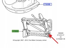 Ford OE ЛІВАРИК ПІДЙОМНИК FORD MONDEO MK4 2007- 2014 1750072 _ 6G92-17080-FB