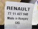 Renault OE 7711427940 RENAULT OE ORYGINAŁ 123AUTOCZESCI НОВИЙ ОРИГІНАЛЬНИЙ ПІДГОЛОВНИК КРІСЛА З МОНІТОРОМ RENAULT ESPACE IV - 7711427940
