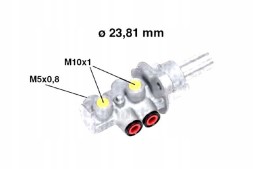 Metelli MET05-0683/SERW Гальмівний насос METELLI FIAT BRAVO II 1.4 16V (198