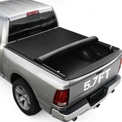 0AMS DODGE RAM 1500 09-18 ROLETA MIĘKKA 5.7 DODGE RAM 1500 Gen. 4 2009-2018 РОЛЕТА-КРИШКА БАГАЖНИКА ЗГОРТАЄМА КОРОТКА 5.7FT