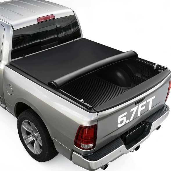 0AMS DODGE RAM 1500 09-18 ROLETA MIĘKKA 5.7 DODGE RAM 1500 Gen. 4 2009-2018 РОЛЕТА-КРИШКА БАГАЖНИКА ЗГОРТАЄМА КОРОТКА 5.7FT