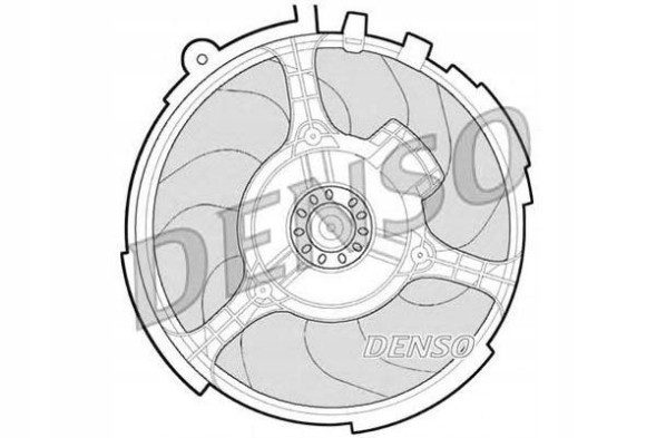 Denso DER09060 Вентилятор радіатора fiat der09060 den