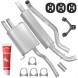 Ferroz ADMT-Q3G3T3Y Глушник комплект vw passat b6 05-11 1.9 tdi 2.0 tdi