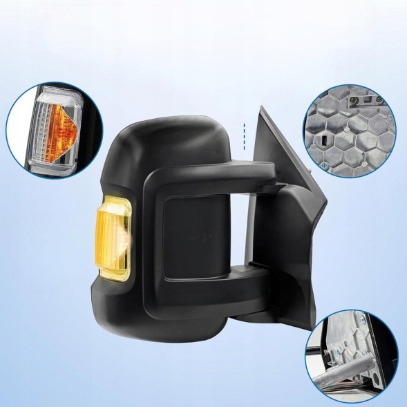 convitex KEJ-MV-CI2165 Праве дзеркало заднього виду з електроскладанням для Ducato Boxer Jumper G3026