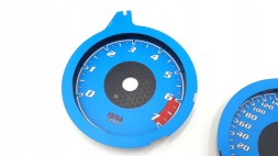 Moman 0089688092682 Dodge CHARGER SRT Hellcat BLUE циферблати лічильника годинники Custom авто з США