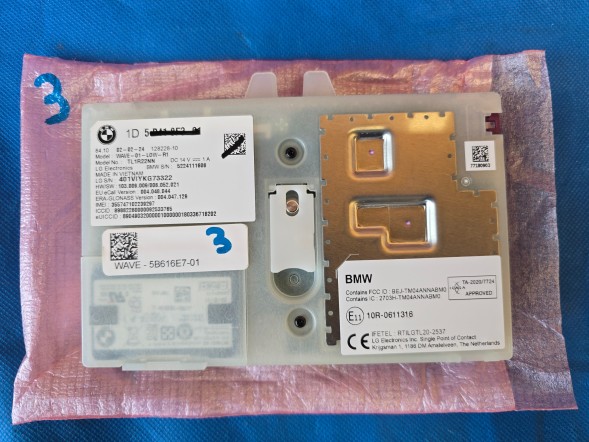 BMW OE MODUŁ TELEMATIC ATM (3) BMW G20 G26 G30 G05 G06 G12 U06 U11 5B616E7 5B418F3 NOWY ! quali21022026 ТЕЛЕМАТИЧНИЙ МОДУЛЬ ATM (3) BMW G20 G26 G30 G05 G06 G12 U06 U11 5B616E7 5B418F3