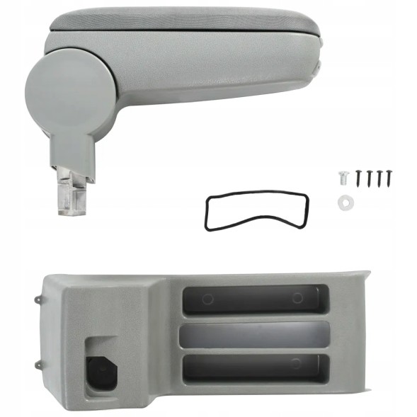 VidaXL G0162800 Регульований підлокітник зі schowkiem для VW Polo/Cross Polo 2001-2009, сірий