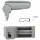 VidaXL G0162800 Регульований підлокітник зі schowkiem для VW Polo/Cross Polo 2001-2009, сірий