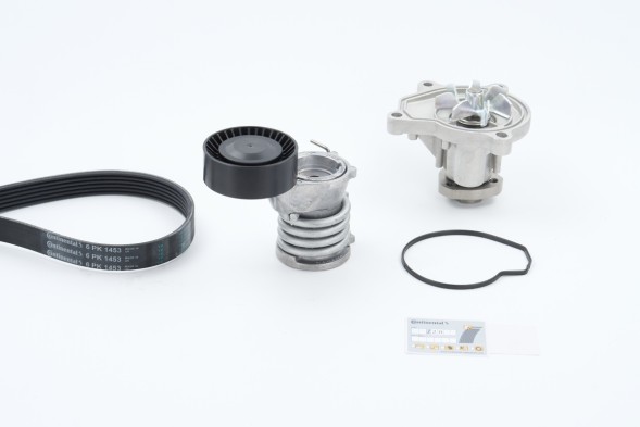 Continental 6PK1453WP1 Насос охолодження + комплект ременя ГРМ
