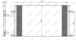 35298 NRF Радіатор кондиціонера