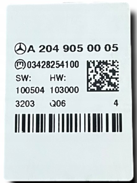 Mercedes-Benz OE МЕРСЕДЕС БЕНЗ W204 БАГАТОФУНКЦІОНАЛЬНА ПАНЕЛЬ УПРАВЛІННЯ A2049050005