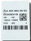 Mercedes-Benz OE МЕРСЕДЕС БЕНЗ W204 БАГАТОФУНКЦІОНАЛЬНА ПАНЕЛЬ УПРАВЛІННЯ A2049050005