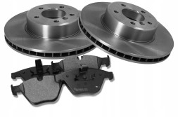 GT-Parts GT340322x2, GT40304 2× Гальмівний диск ПЕРЕДНІЙ BMW 5 серії E60 E61 6 E63 E64 324x30мм + Гальмівні колодки BMW 3 e90 e91 5 e60 e61 Перед