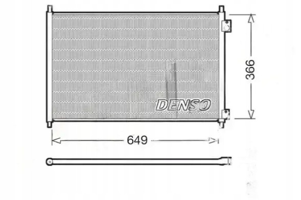 Denso DCN40006 Очисник радіатора кондиціонера dcn40006 denso