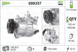 Valeo 699357 Компресор кондиціонера valeo 699357
