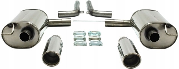 TA-Technix 02AU037-10D-1 Спортивна вихлопна система 2х100мм TA TECHNIX AUDI A6 Allroad C6 (4FH)