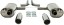 TA-Technix 02AU037-10D-1 Спортивна вихлопна система 2х100мм TA TECHNIX AUDI A6 Allroad C6 (4FH)