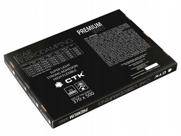 Китай CT-PRE22P ЛЕГКА МАТА ДЛЯ ЗВУКОІЗОЛЯЦІЇ ТА ЗМЕНШЕННЯ ВІБРАЦІЇ CTK Premium 2.2мм - 2,8м2