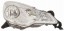 Abakus 552-1134RMLDEM5 Фара права citroen c3 2 ii 13-16 depo h7/h1