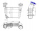 Abakus 053-018-0001 Інтеркулер depo (охолоджувач повітря) vag passat 00-05 / skoda superb 02-06