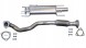 CHINA 17.617 95-205 F ANT Opel vectra saab 9-3 fiat croma 1.9 dpf fap глушник труба колекторна 17.617