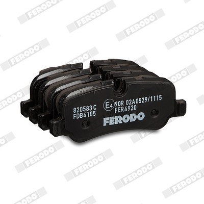 FDB4105 FERODO Комплект гальмівних колодок з 4 шт дисків