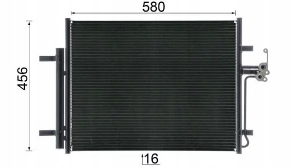 Mahle AC 441 000S Ac 441 000s/bet конденсатор кондиціонера ford mondeo 07- behr mahle