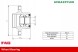 V-maxzone Part VIC-286900 Комплект підшипника колеса 713 6791 60 для FORD TOURNEO CUSTOM V362, TRANSIT