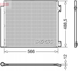 Denso DCN46026 Конденсатор, кондиціонер denso dcn46026