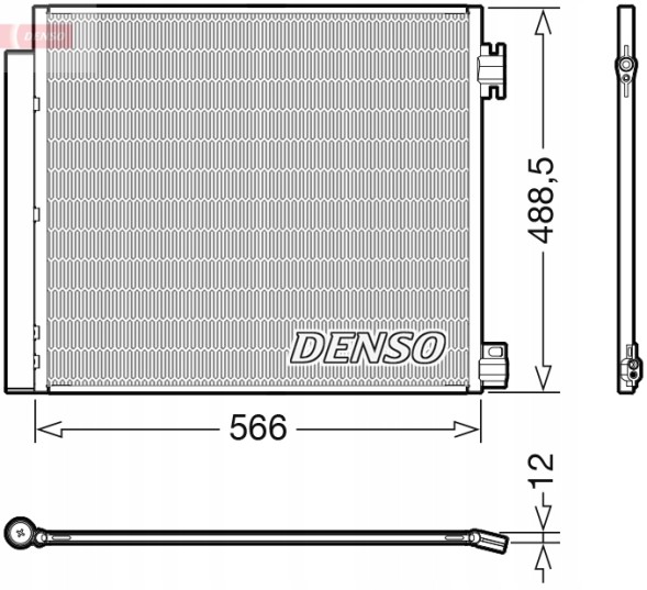 Denso DCN46026 Конденсатор, кондиціонер denso dcn46026