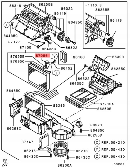 Mitsubishi OE GP|7810A126, 7810A068, 7810A120 ORYGINAŁ MITSUBISHI ASX LANCER OUTLANDER РОЗШИРЮВАЛЬНИЙ КЛАПАН КОНДИЦІОНУВАННЯ ПОВІТРЯ ОРИГІНАЛ