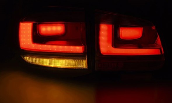 Tuning-Tec LDVWH2 Світлодіодні фари LED BAR для VW TIGUAN 07-11р. (тонировані)