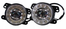 M-Tech  Світлодіодний галоген та світлодіодні денні фари drl 2в1 plug&amp;paly для jeep chrysler dodge
