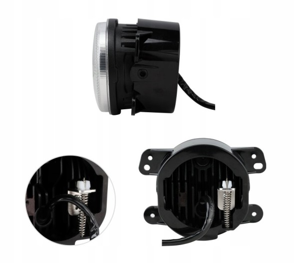 M-Tech  Світлодіодний галоген та світлодіодні денні фари drl 2в1 plug&amp;paly для jeep chrysler dodge