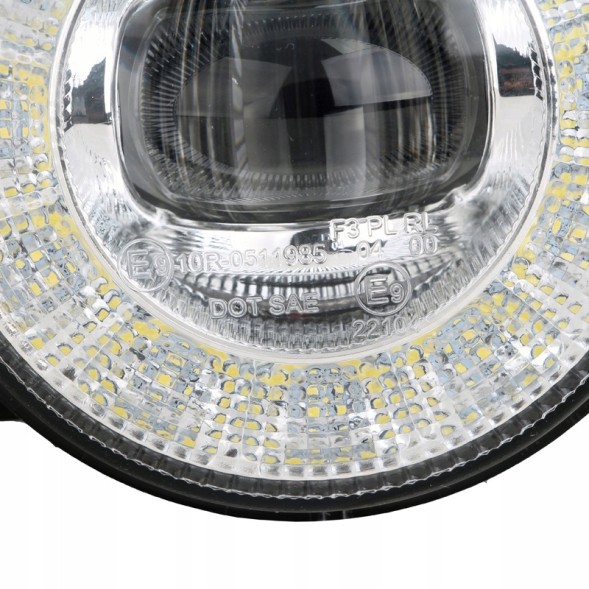 M-Tech  Світлодіодний галоген та світлодіодні денні фари drl 2в1 plug&amp;paly для jeep chrysler dodge