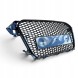 Китай Plaster Miodu Audi A4 B8 2011-2016 Grill Решітка радіатора "Стільники" для Audi A4 B8 2011-2016, чорний глянець, стиль RS