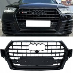 Pulse Q7-S152 Решітка радіатора Audi Q7 4M 15-19 стиль SQ7 ALL BLACK (з камерою)