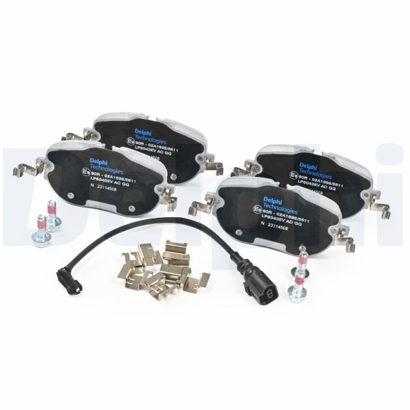 LP5043EV DELPHI Комплект гальмівних колодок з 4 шт дисків