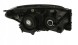 Abakus 212-11K5L-LDEM7 Toyota rav rav4 06-09 нова фара чорна ліва