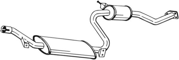 Bosal 283-603 Центральний глушник bos283-603 283-603