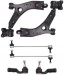 SRLine S6032032 x2 323537-2 323538-2 S6032065 S6032066 Важіль підвіски SRLine передній для Ford Focus II/Volvo V50