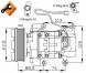 NRF 32681 Nrf компресор кондиціонера mazda 3 03-